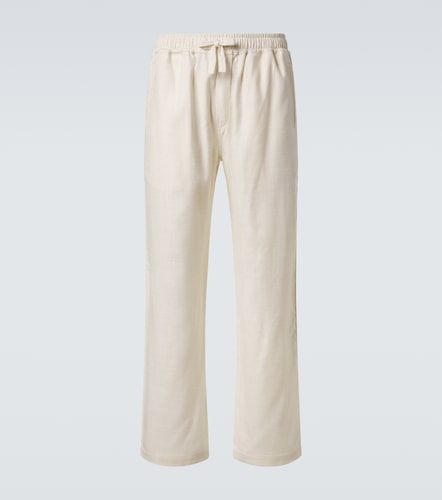 Saman Amel Pantalon droit en soie - Saman Amel - Modalova
