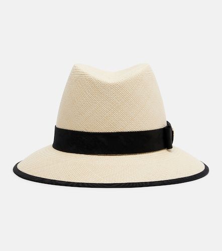 Chapeau Panama VLogo en paille - Valentino Garavani - Modalova