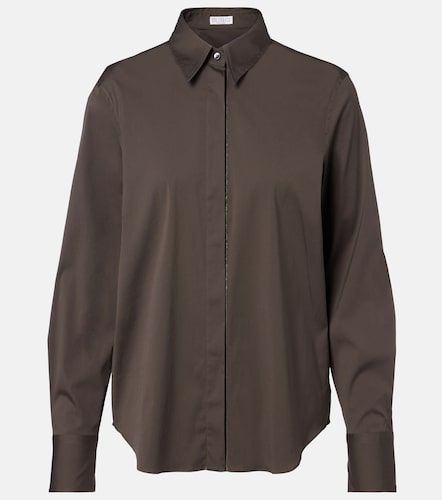 Blouse Monili en coton mélangé - Brunello Cucinelli - Modalova