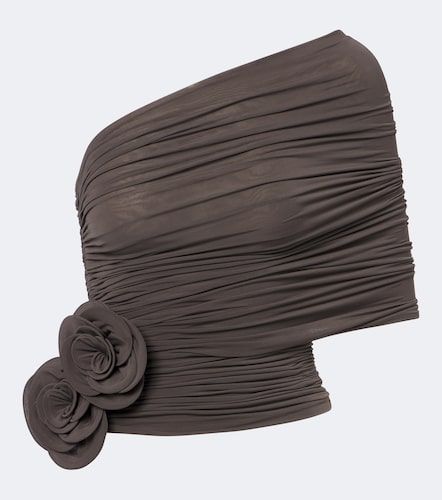 Top asymétrique à appliqués floraux - Magda Butrym - Modalova