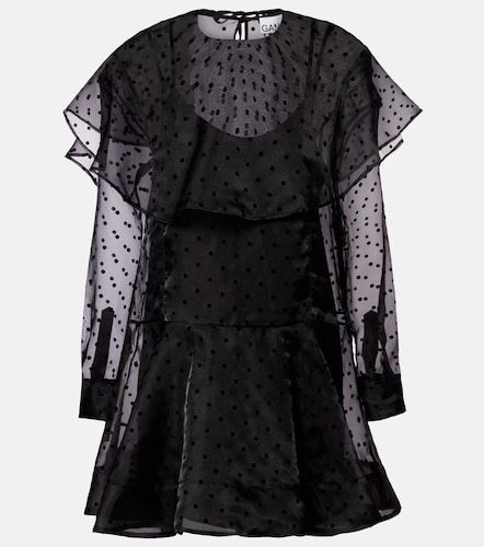 Ganni Robe en organza à pois - Ganni - Modalova