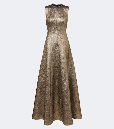 Robe longue en jacquard à ornements - Roland Mouret - Modalova