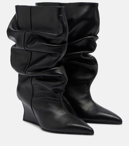Balmain Bottes compensées en cuir - Balmain - Modalova
