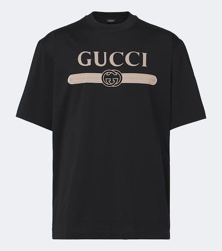 Gucci T-shirt en coton à logo - Gucci - Modalova