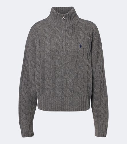 Pull à col zippé en laine et cachemire - Polo Ralph Lauren - Modalova
