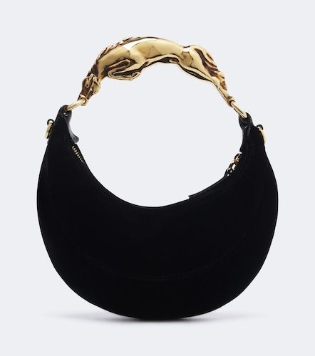 Chloé Sac porté épaule Chain Horse Small en velours - Chloe - Modalova