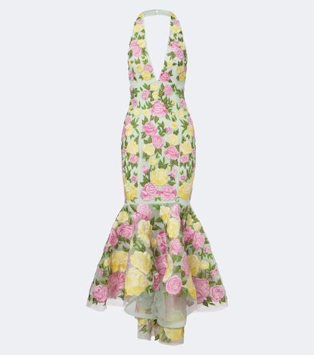 Là Fuori Robe midi La Roseraie à fleurs - La Fuori - Modalova