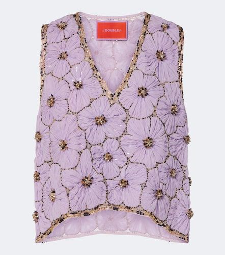 Top Scala à fleurs et ornements - La DoubleJ - Modalova