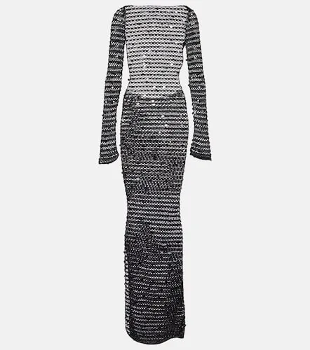 Robe longue dos nu à paillettes - Aya Muse - Modalova