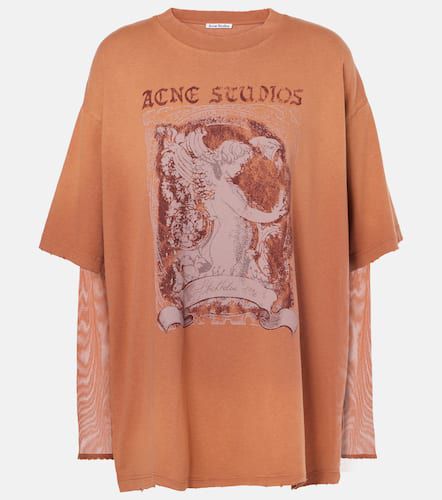 T-shirt Edra imprimé en coton - Acne Studios - Modalova