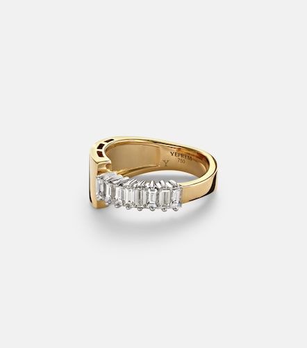 Bague en or jaune et blanc 18 ct (750/1000) avec diamants - Yeprem - Modalova
