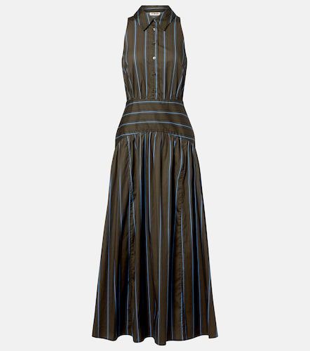 Robe midi Romy rayée en coton - Staud - Modalova