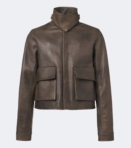 Veste Tower Alice en cuir - Rick Owens - Modalova