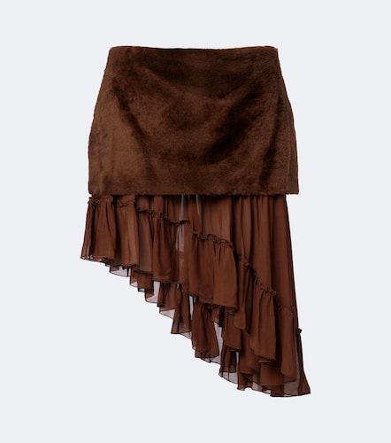 Jacques Wei Mini-jupe en shearling - Jacques Wei - Modalova