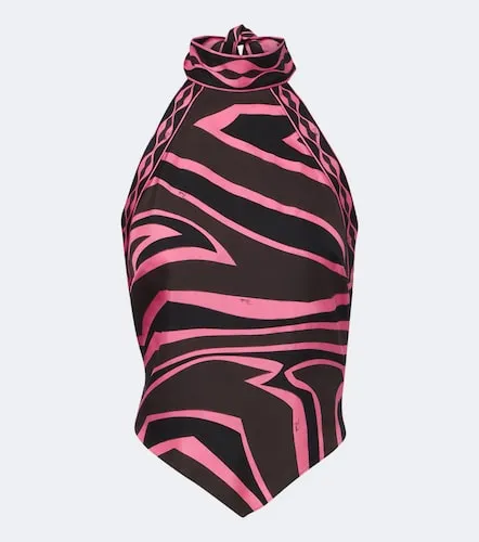Pucci Top foulard Labirinto en soie - Pucci - Modalova
