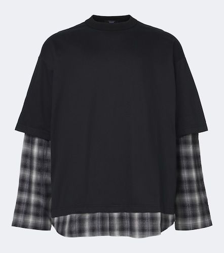 Comme des Garçons T-shirt à carreaux en coton - Comme des Garcons Homme - Modalova