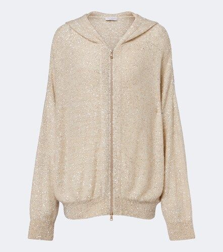 Sweat-shirt à capuche et sequins - Brunello Cucinelli - Modalova