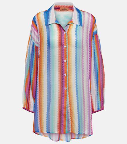 Chemise Zig Zag en coton mélangé - Missoni Mare - Modalova