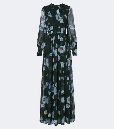 Erdem Robe longue en soie à fleurs - Erdem - Modalova