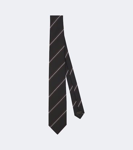 Cravate en jacquard de soie à rayures - Brioni - Modalova