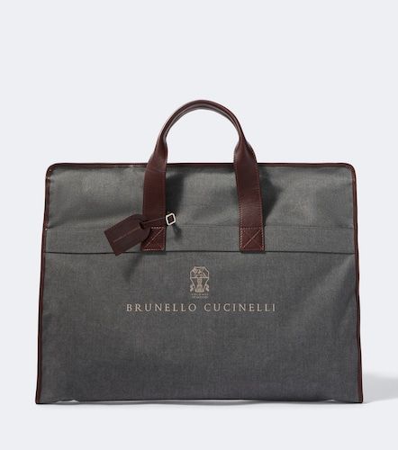 Housse de protection en toile et cuir - Brunello Cucinelli - Modalova