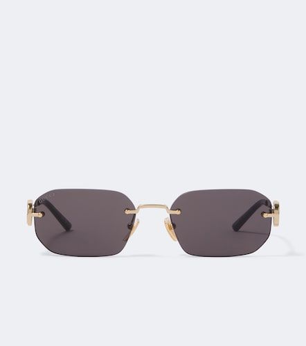 Lunettes de soleil rectangulaires - Gucci - Modalova