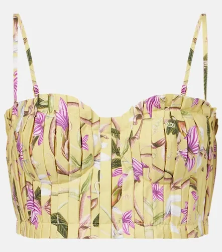 Bustier Morgina en coton à fleurs - Agua by Agua Bendita - Modalova