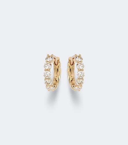 Boucles d'oreilles Petite Pavé en or 18 ct et diamants - David Yurman - Modalova