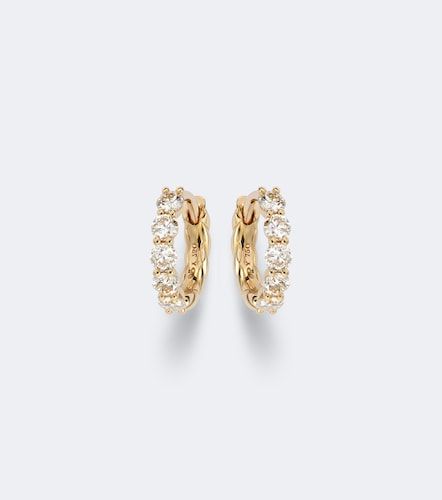 Boucles d'oreilles Petite Pavé en or 18 ct et diamants - David Yurman - Modalova