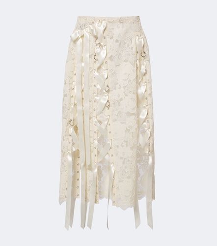 Jupe midi Unraveling en dentelle - Simone Rocha - Modalova