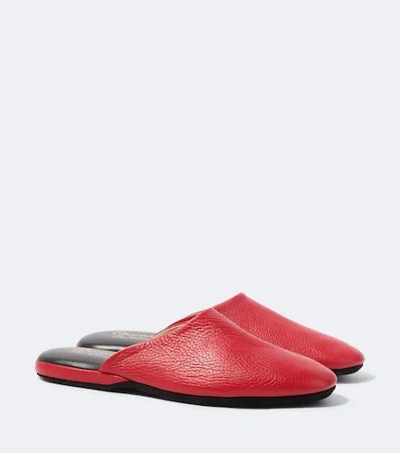 Charvet Slippers en cuir - Charvet - Modalova