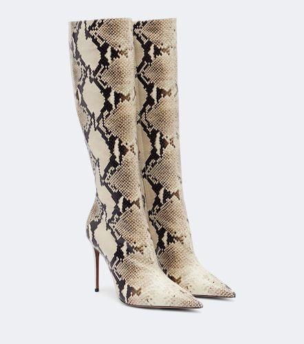 Bottes Vera en cuir façon serpent - Paris Texas - Modalova