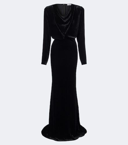Robe longue en velours - Stella McCartney - Modalova