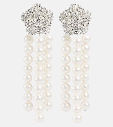 Boucles d'oreilles à cristaux et perles fantaisie - Magda Butrym - Modalova