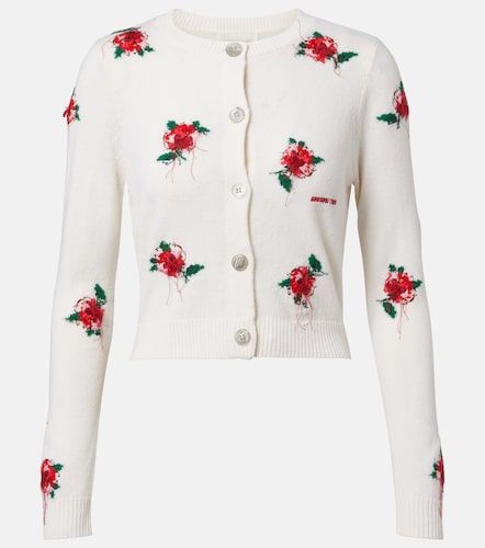 Cardigan en laine à motif floral - Shushu/Tong - Modalova