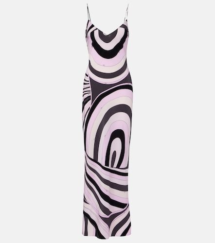 Robe longue Iride en crêpe de soie - Pucci - Modalova