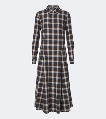 Robe chemise en coton à carreaux - Polo Ralph Lauren - Modalova