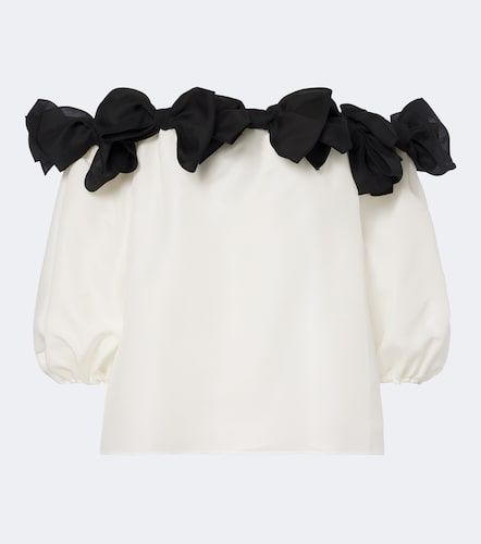 Top en soie à nœuds - Carolina Herrera - Modalova