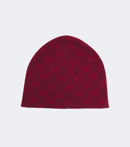 Bonnet GG en jacquard de laine mélangée - Gucci - Modalova
