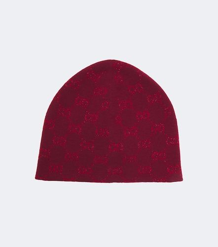 Bonnet GG en jacquard de laine mélangée - Gucci - Modalova