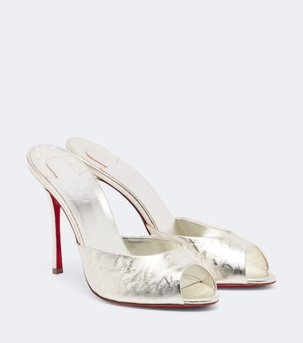 Mules Me Dolly en cuir métallisé - Christian Louboutin - Modalova