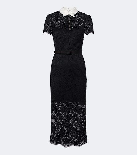 Self-Portrait Robe midi en dentelle - Self-Portrait - Modalova