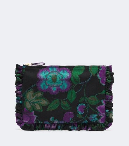 Pochette en jacquard à fleurs - La DoubleJ - Modalova