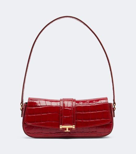 Sac Bodrum en cuir embossé façon croco - The New Arrivals Ilkyaz Ozel - Modalova