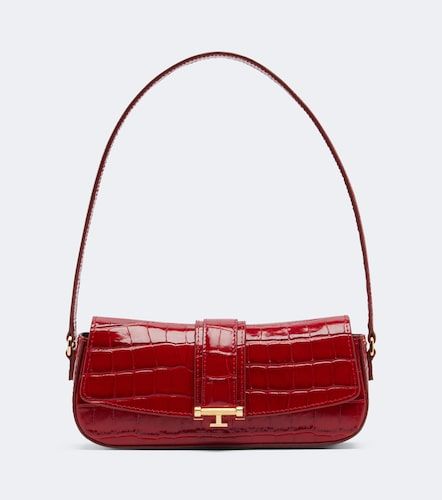Sac Bodrum en cuir embossé façon croco - The New Arrivals Ilkyaz Ozel - Modalova
