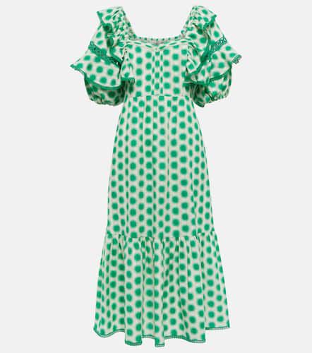 Robe midi Oliver en coton à dentelle - Diane von Furstenberg - Modalova