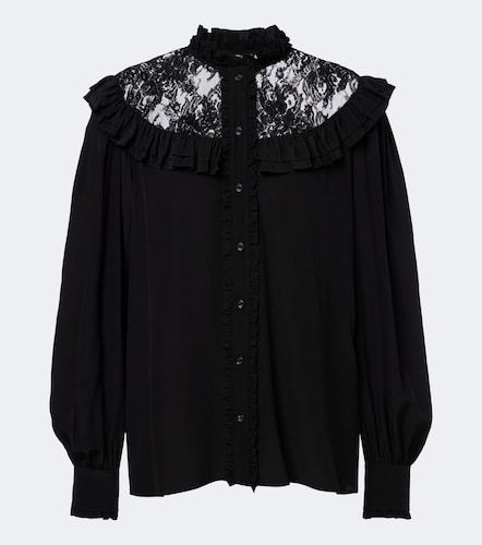 Chloé Blouse en soie et dentelle - Chloe - Modalova