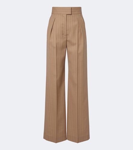 Pantalon ample en laine à rayures - Valentino Garavani - Modalova