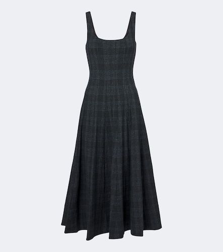 Staud Robe midi Wells à carreaux - Staud - Modalova
