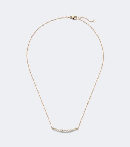 Collier Petite Pavé Tapered Bar en or 18 ct et diamants - David Yurman - Modalova